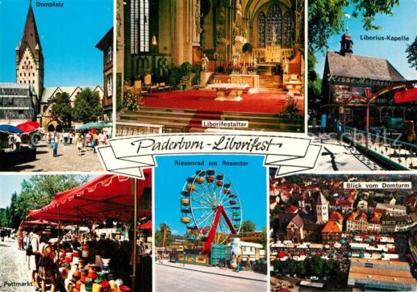 Paderborn Liborifest Altar Domplatz Pettmarkt Rie