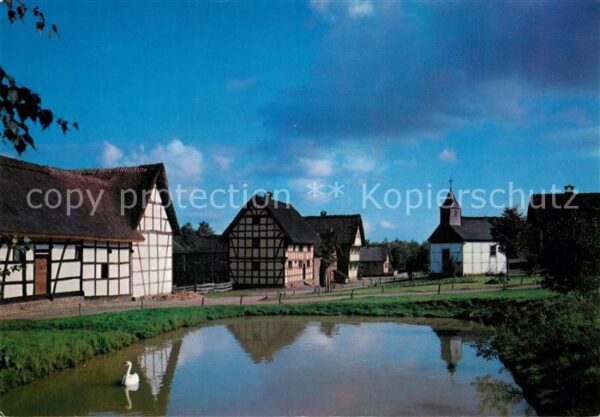 Kommern Mechernich Rheinisches Freilichtmuseum Fachwerk Kr