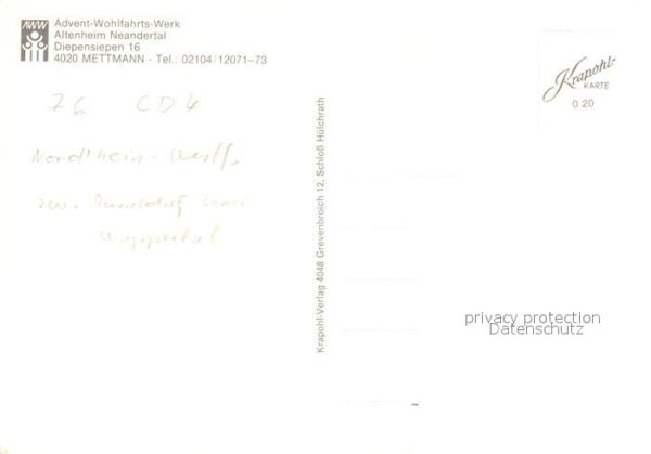 Mettmann Advent-Wohlfahrts-Werk Altenheim-Neande – Bild 2
