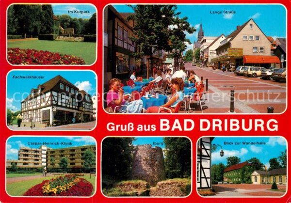 Bad Driburg Kurpark Lange Strasse Wandelhalle Caspa