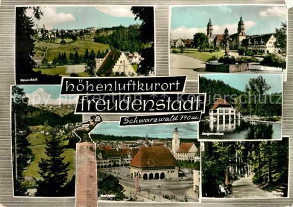 Freudenstadt Bärenschloß Marktplatz Langenwaldsee