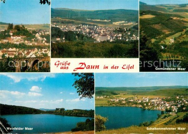 Daun Eifel Fliegeraufnahme Viadukt Gemündener Maar