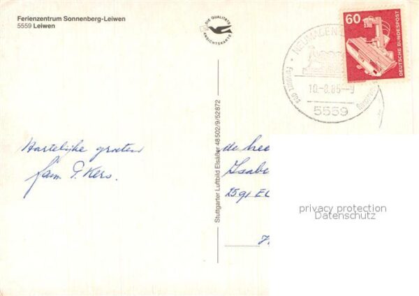 Leiwen Mosel Fliegeraufnahme Ferienzentrum Sonnenber – Bild 2