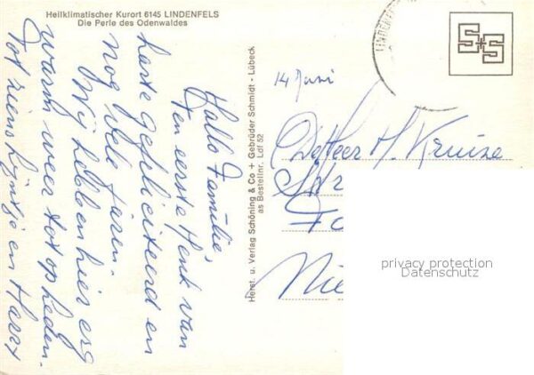 Lindenfels Odenwald Fachwerk Ortspartien Burgruine – Bild 2