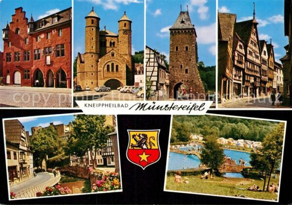 Muenstereifel Bad Rathaus Stiftskirche Werthertor Windeck