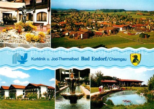 Bad Endorf Fliegeraufnahme Kurklinik Jod-Thermalba