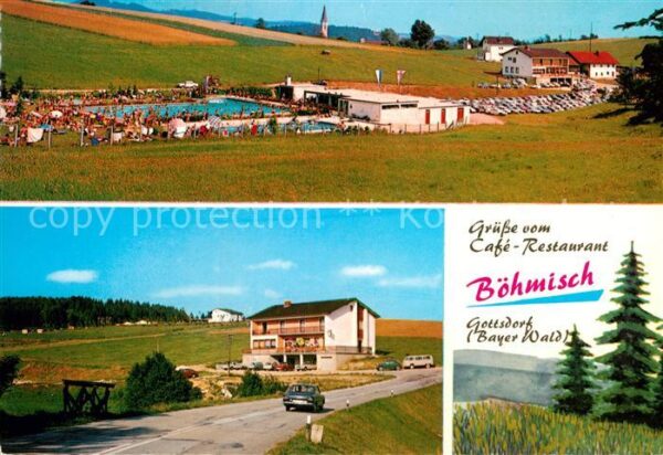 Gottsdorf Niederbayern Freibad Cafe Restaurant Böhmisch