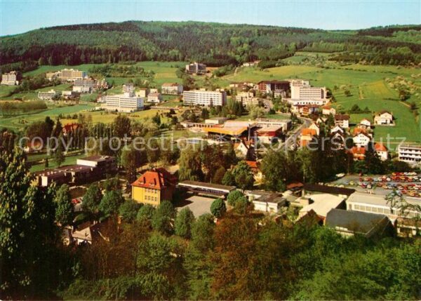 Bad Soden-Salmuenster Kurviertel Fliegeraufnahme