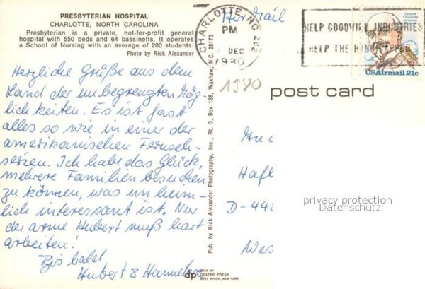 Charlotte North Carolina Presbyterian Hospital – Bild 2