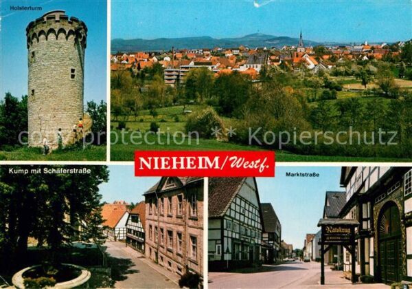 Nieheim Holsterturm Marktstrasse Kump mit Schäf