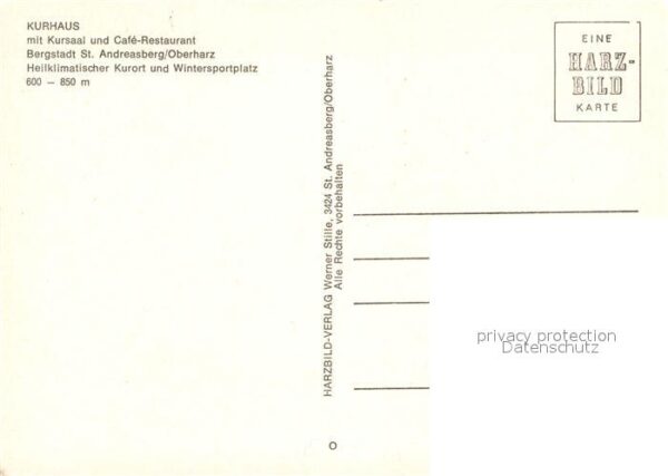 St Andreasberg Harz Kurhaus – Bild 2