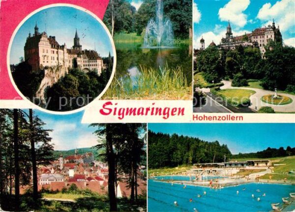Sigmaringen HOhenzollern Freibad Schloß