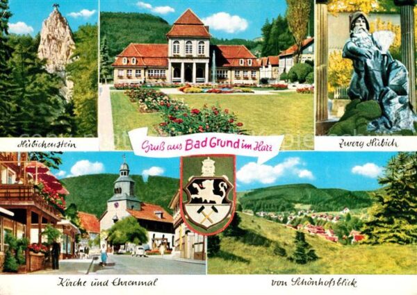 Bad Grund Zwerg Hübich Ehrenmal Hübichstein