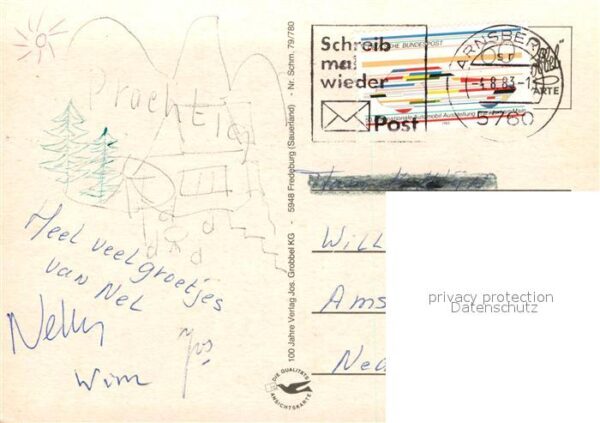 Schmallenberg Fliegeraufnahme Kirche Ortspartie Brunn – Bild 2