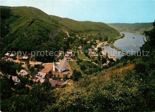 Brodenbach Blick von Hubertushöhe auf Mosel