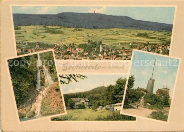 Brotterode Fliegeraufnahme Inselsberg Sendeturm Tr
