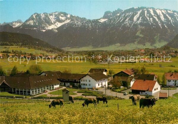 Pfronten mit Rossberg Aggenstein und Breitenberg