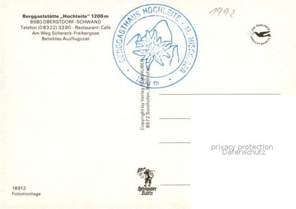 Oberstdorf Berggaststätte Hochleite Kühe – Bild 2