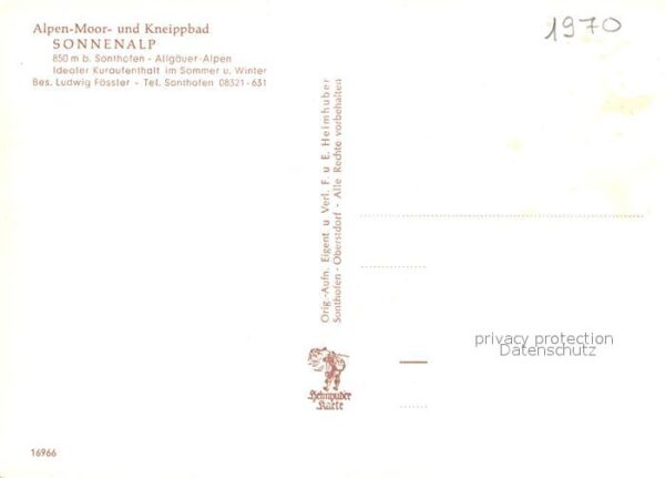 Sonthofen Oberallgaeu Kneippbad Sonnenalp – Bild 2