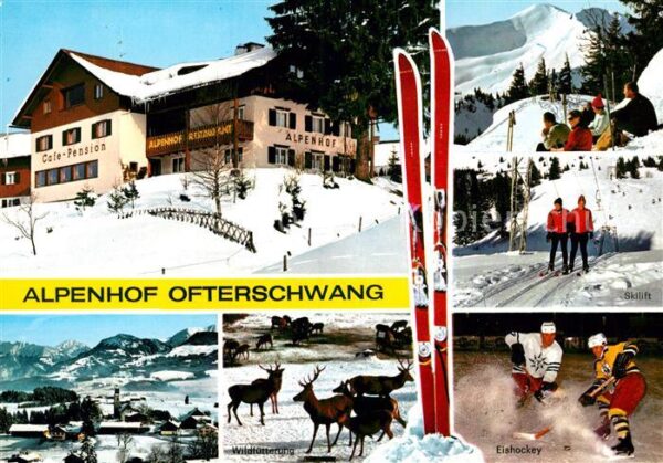 Ofterschwang Alpenhof Cafe Hotel Pension Wild Eishoc