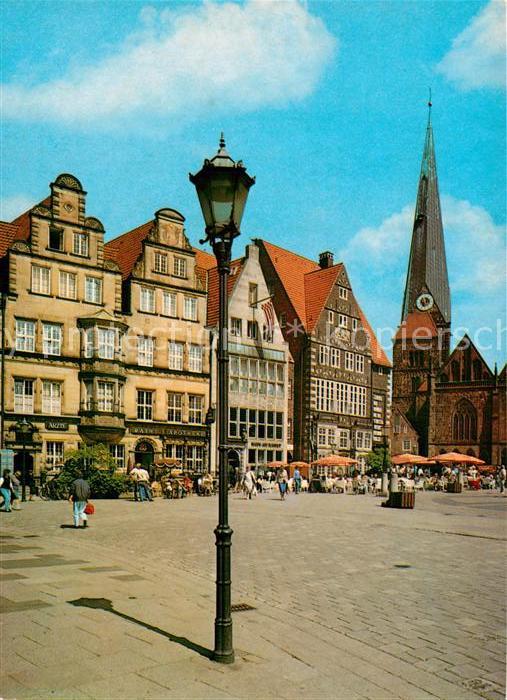 Bremen Rathausplatz mit Liebfrauenkirche