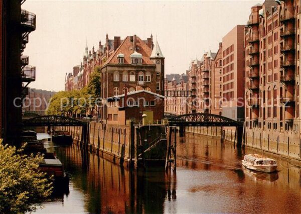 Hamburg Wandrahms- und Holländischbrookfleet in