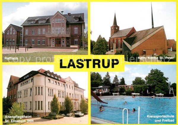 Lastrup Cloppenburg Rathaus Freibad Kreissportschule Pflege