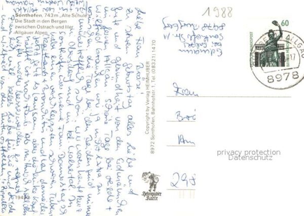 Sonthofen Oberallgaeu Alte Schule Ostrach Iller – Bild 2
