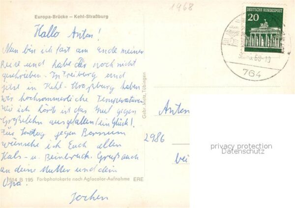 Kehl Rhein Europabr?cke nach Stra?burg – Bild 2