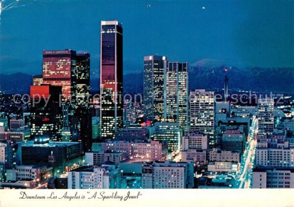Los Angeles California A Sparkling Jewel Skyline