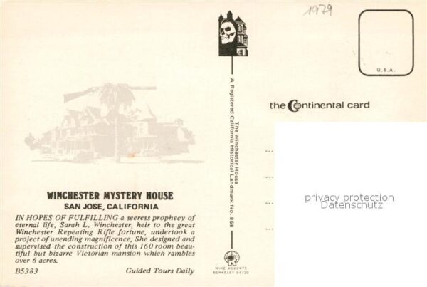 San Jose California Winchester Mystery House – Bild 2
