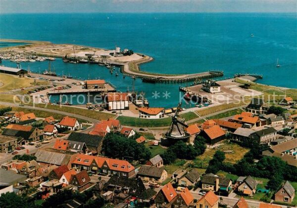Texel Fliegeraufnahme Haven Oudeschild