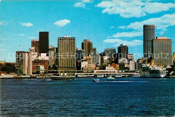 Sidney Circular Quay and City Skyline