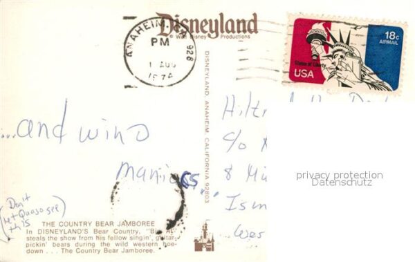Disneyland California Country Bear Jamboree – Bild 2