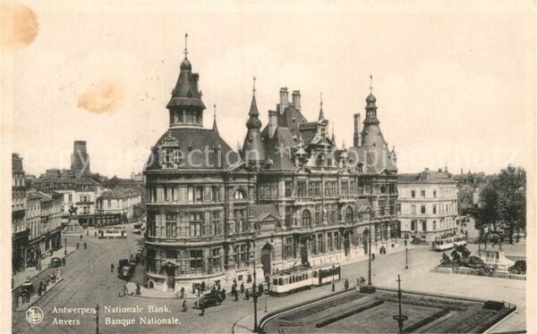 Strassenbahn Antwerpen Nationale Bank