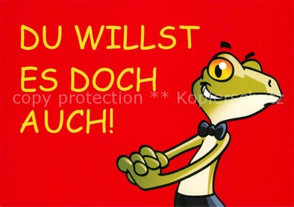 Vermenschlicht Frosch Werbung Dinamix