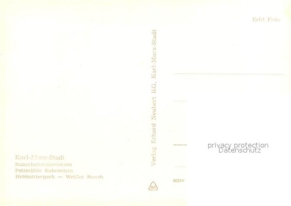 Storch Karl-Marx-Stadt Naherholungszentrum Pel – Bild 2