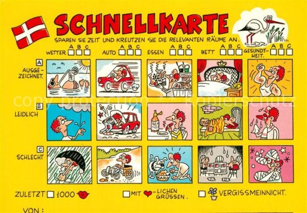 Storch Schnellkarte Dänemark