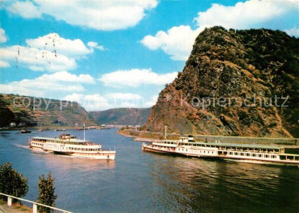 Motorschiffe Rhein Loreley-Felsen