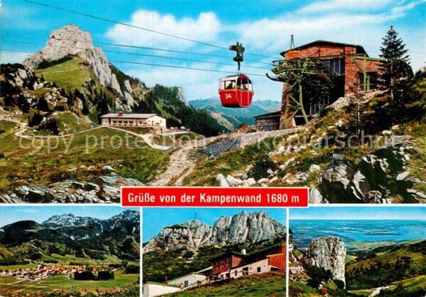 Seilbahn Kampenwand Bergstation Berggasthof Asch