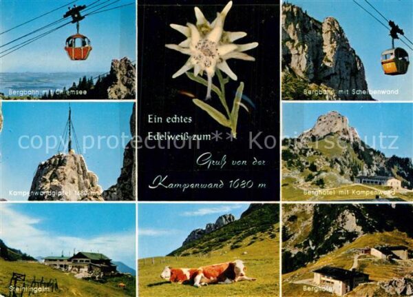 Edelweiss Seilbahn Kampenwand Steinlingalm Bergho