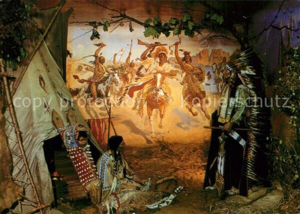 Indianer Native American Heimkehr von der Schlacht Karl-May-Muse