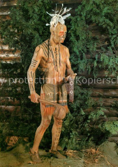 Indianer Native American Irokesen-Häuptling Karl-May-Museum Rade