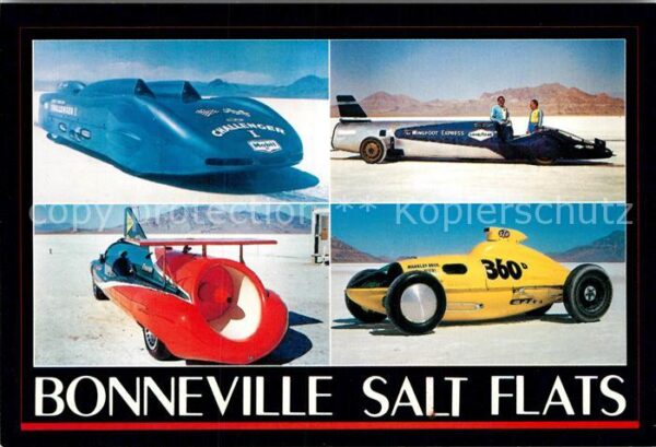 Autorennen Bonneville Salt Flats