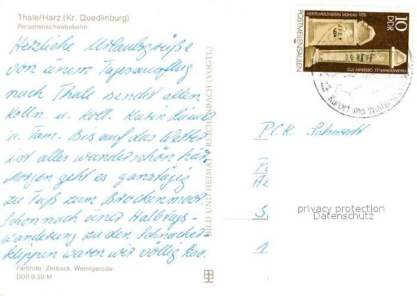 Seilbahn Thale – Bild 2