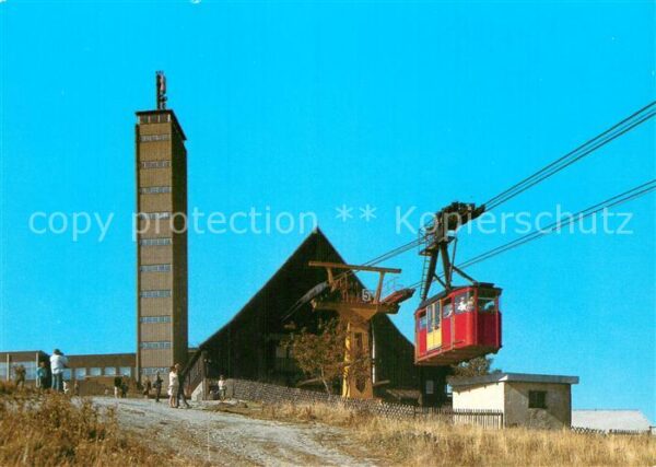 Seilbahn Fichtelberg Aussichtsturm Bergstation O