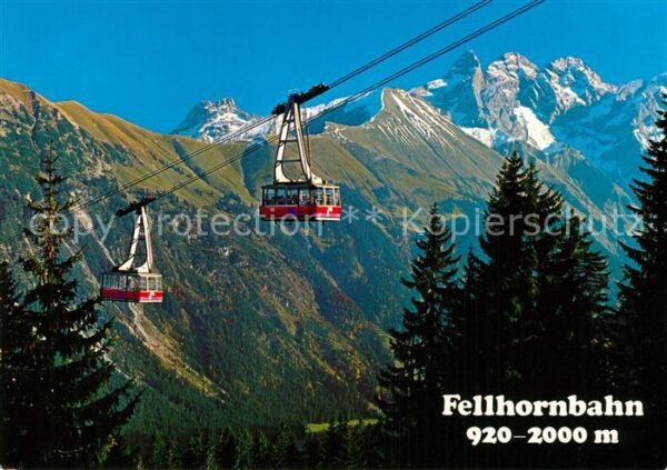 Seilbahn Fellhorn Oberstdorf Allgäuer Alpen