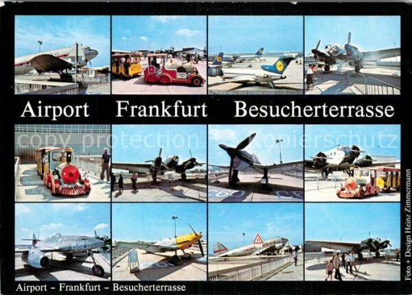 Flughafen Airport Aeroporto Frankfurt am Main Besucherterrasse