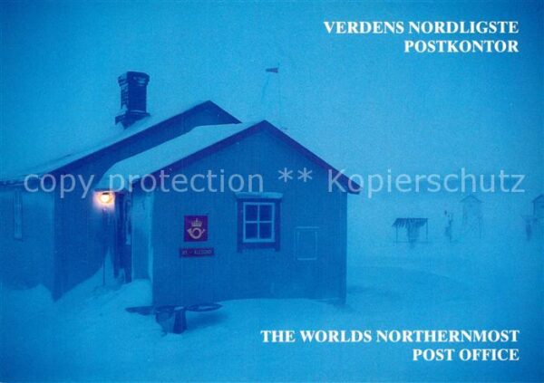 Post Postkontor Ny-Alesund Svalbard