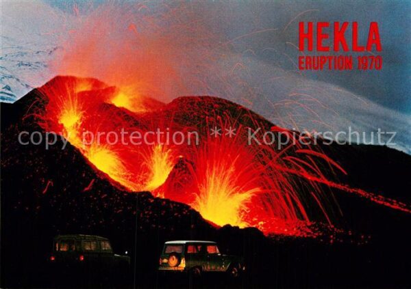 Vulkane Geysire Vulcans Geysers Hekla Eruption Lava Fountains